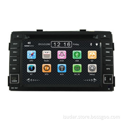 Car DVD Player for Kia Sorento 2010-2011,with CD/MP3/DVD/USB and 7-inch TFT Monitor